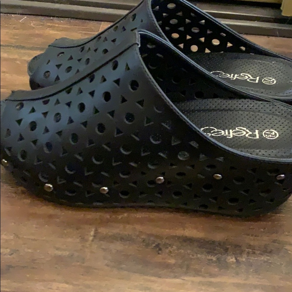 Black Mules - Picture 3 of 4